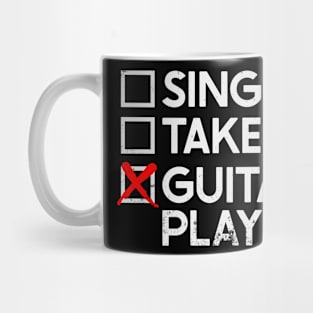 Single Taken Guitar Player Mug